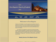 Tablet Screenshot of fbcseaford.org